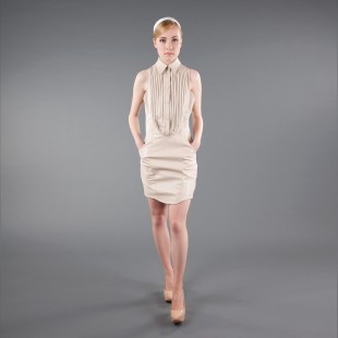 Lederkleid