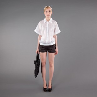 Ledershorts Frontansicht